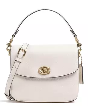 Сумка через плечо Cassie 19 из зерненой коровьей кожи Coach, белый
