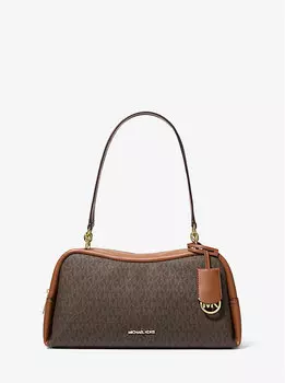 Сумка через плечо Cecily среднего размера с фирменным логотипом Michael Kors, коричневый