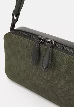 Сумка через плечо Charter Slim Crossbody In Signature Set Coach, армейский зеленый
