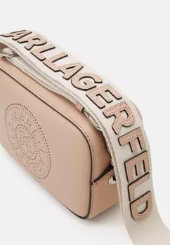 Сумка через плечо CIRCLE CAMERABAG PERFORATED KARL LAGERFELD, розовый