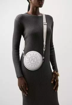 Сумка через плечо CIRCLE ROUND KARL LAGERFELD, крем