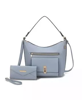 Сумка через плечо Clara с кошельком на ремешке от Mia K Mkf Collection, серый