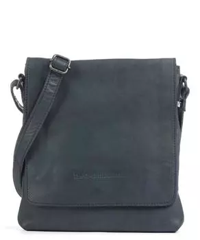 Сумка через плечо Clarita из мелкозернистой яловой кожи. The Chesterfield Brand, синий