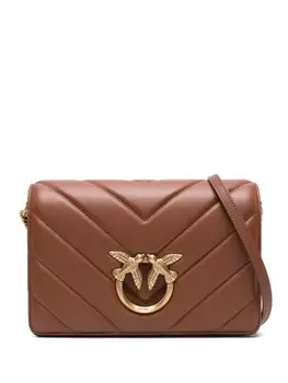 Сумка через плечо Classic Love Click PINKO, коричневый