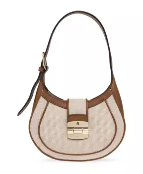 Сумка через плечо Club 2 маленькая Furla, бежевый