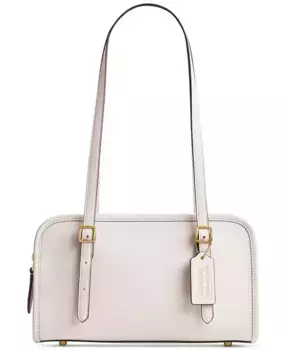 Сумка через плечо Coach Originals Small с двойным ремнем из кожи, белый