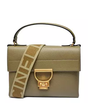 Сумка через плечо Coccinelle arlettis signature, оливково-зеленый