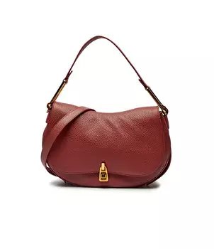 Сумка через плечо Coccinelle, бордо