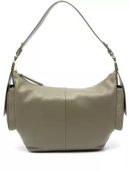 Сумка через плечо Coccinelle из шагреневой кожи, зеленый