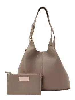 Сумка через плечо Coccinelle, серо-коричневый
