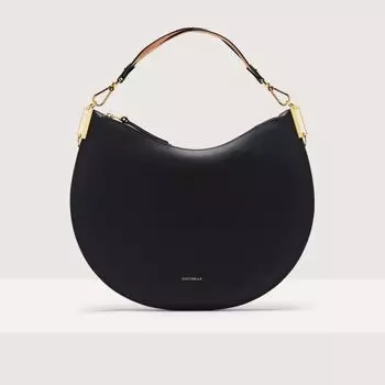 Сумка через плечо Coccinelle Sunup Large, цвет Noir/Cuir