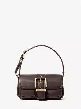 Сумка через плечо Colby Extra-Small из кожи Michael Kors, коричневый