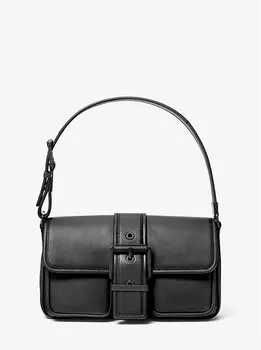 Сумка через плечо Colby из кожи среднего размера Michael Kors, черный