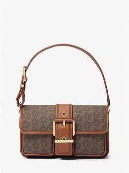 Сумка через плечо Colby среднего размера с фирменным логотипом Empire Michael Kors, коричневый