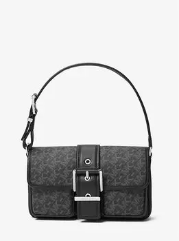 Сумка через плечо Colby среднего размера с фирменным логотипом Empire Michael Kors, черный