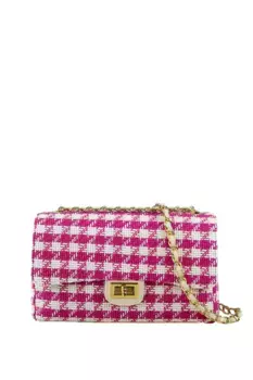 Сумка через плечо COLLEZIONE ALESSANDRO "Amica", производство Италия, фуксия