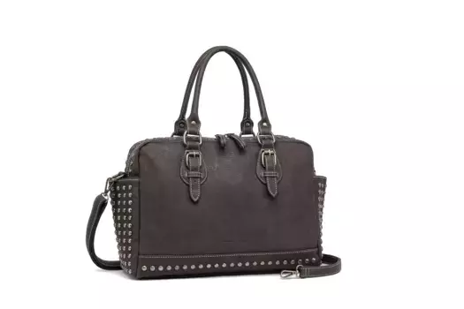 Сумка через плечо COLLEZIONE ALESSANDRO "Boho" с 2 боковыми отделениями, коричневый