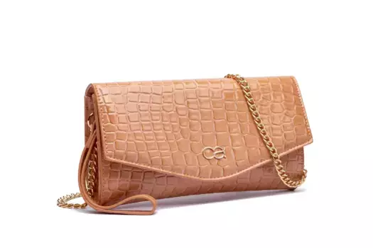 Сумка через плечо COLLEZIONE ALESSANDRO "Elegant", патентованный материал, цвет Orange