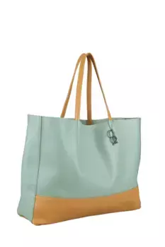 Сумка через плечо COLLEZIONE ALESSANDRO "Linia", натуральная кожа, производство Италия, мятный