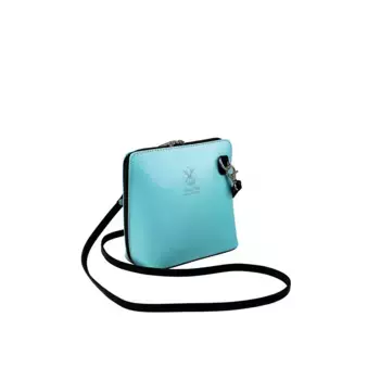 Сумка через плечо COLLEZIONE ALESSANDRO "Марта" из натуральной кожи, бирюзовый