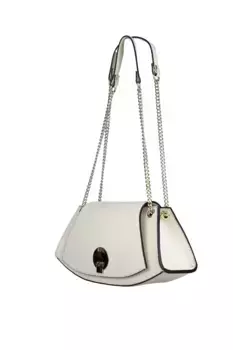 Сумка через плечо COLLEZIONE ALESSANDRO "San Tropez" из натуральной кожи, бежевый