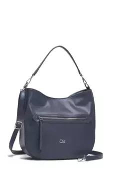 Сумка через плечо COLLEZIONE ALESSANDRO "Softy", изготовленная из мягкого роскошного материала, не содержащего животных, синий