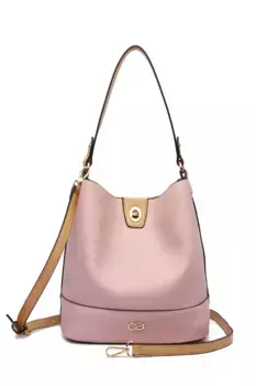 Сумка через плечо COLLEZIONE ALESSANDRO "Verona" со съемным внутренним карманом, розовый