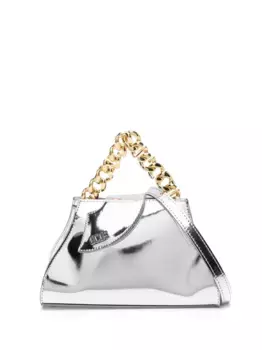 Сумка через плечо Comma из искусственной кожи GCDS, серебяный