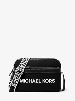 Сумка через плечо Cooper из холста Michael Kors, черный