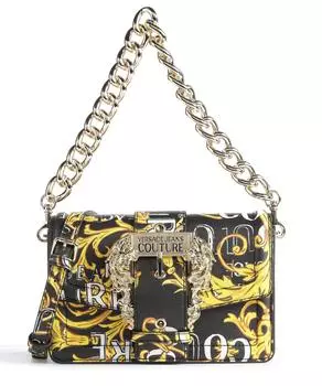 Сумка через плечо Couture 01 из искусственной кожи Versace Jeans Couture, черный