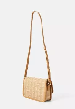 Сумка через плечо CROSSOVER BAG Lacoste, серо-коричневый