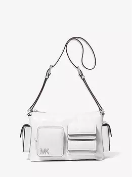 Сумка через плечо Dakota из натуральной кожи среднего размера Michael Kors, белый