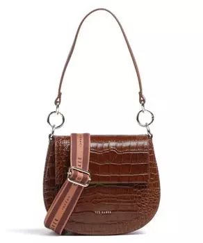 Сумка через плечо Darsila из тисненой яловой кожи. Ted Baker, коричневый