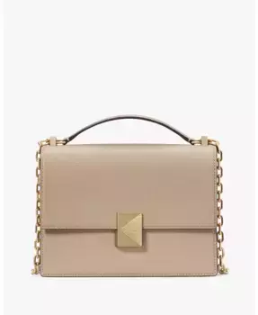 Сумка через плечо Deco из гладкой кожи с цепочкой kate spade new york, коричневый