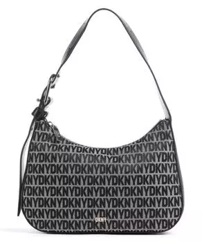 Сумка через плечо Deena полиэстер, искусственная кожа Dkny, черный