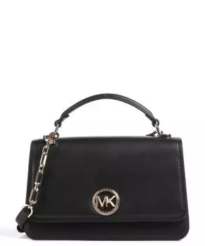 Сумка через плечо Delancey из мелкозернистой яловой кожи Michael Kors, черный