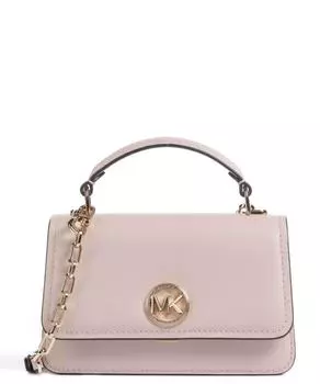 Сумка через плечо Delancey из мелкозернистой яловой кожи Michael Kors, розовый