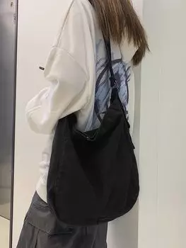 Сумка через плечо деловая, черный