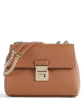 Сумка через плечо Delphino Tina из зернистой яловой кожи. Lancaster, коричневый