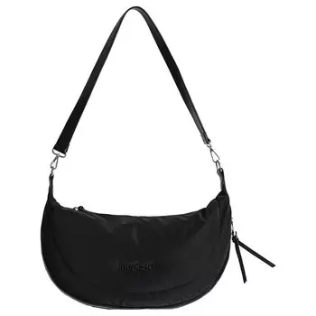 Сумка через плечо Desigual Bols Happy Kuwait Schultertasche 39 см, черный