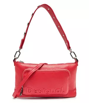 Сумка через плечо Desigual Half Logo, красный