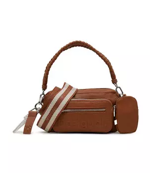 Сумка через плечо Desigual + marsupio, коричневый