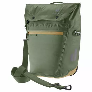 Сумка через плечо Deuter Mainhattan 17+10 Hinterradtasche 45 cm, цвет khaki clay