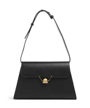 Сумка через плечо Dew из зерненой кожи Coccinelle, черный