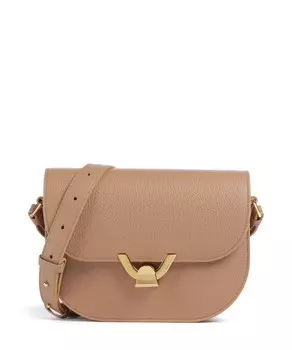 Сумка через плечо Dew из зерненой кожи Coccinelle, коричневый