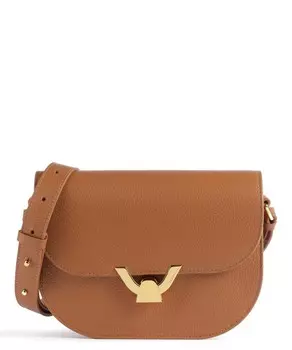 Сумка через плечо Dew из зерненой кожи Coccinelle, коричневый