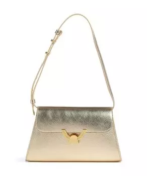 Сумка через плечо Dew из зерненой яловой кожи Coccinelle, золотой