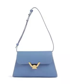 Сумка через плечо Dew из зернистой коровьей кожи Coccinelle, синий