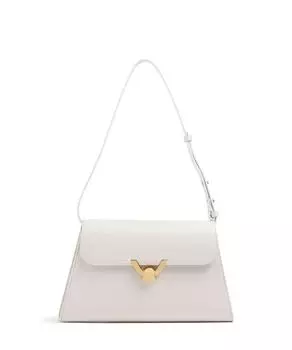 Сумка через плечо Dew из зернистой кожи Coccinelle, белый