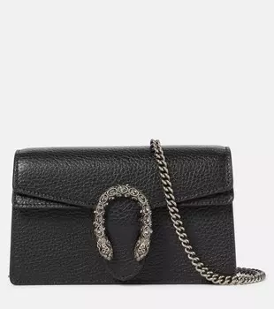 Сумка через плечо Dionysus Super Mini Gucci, черный